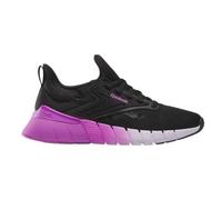 Reebok Women's Nano Gym Sneaker, Black Purple Rave Digital Gleam, 38 EU