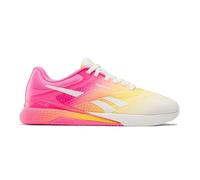 Reebok Women's Nano X5 Sneaker, Chalk Atomic Pink Golden Haze, 36 EU