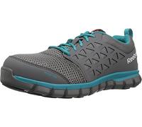 Reebok Women's Sublite Cushion Work RB045 Boot, Grey Turquoise, 7.5 M US