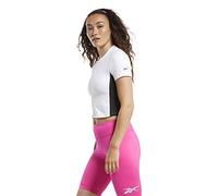 Reebok Wor Myt Crop Camiseta, Mujer, Blanco, 2XS