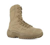 Reebok Work Rapid Response RB - Botas CT de 8 pulgadas para mujer, Desert Tan, 37.5 EU