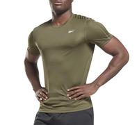 Reebok Workout Ready Short Sleeve Tech Camiseta, Army Green, 2XL para Hombre