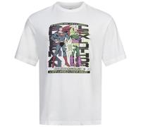 Reebok X DC Comics Superman Vs Lex Luthor Camiseta Para Hombre Blanca Nueva