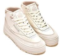 Reebok Zapatilla Mujer Club C Geo Mid Crema 38