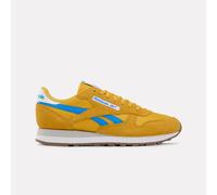 Reebok - Zapatillas Clásicas de Cuero, Always Yellow/Virtual Blue/Ftwr White, Tamaño: 43