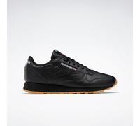 Reebok - Zapatillas Clásicas de Cuero, Black/Pure Grey/Reebok Grey, Tamaño: 42