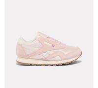 Reebok - Zapatillas clásicas de nylon para niños, Purepink/Chalk/Gum, Tamaño: 32