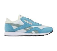 Reebok Zapatillas clásicas Unisex de Nailon, Color Azul Claro, Gris Perla, Talla 42,5 EU