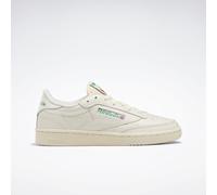 Reebok - Zapatillas Club C 85 Vintage para mujer, Chalk/Alabaster/GleGreen, Tamaño: 39