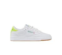 Reebok Zapatillas Club C, FTWR White/Digital Lime/Field Green, Talla 38.5 EU