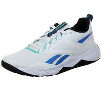 Reebok Zapatillas de Entrenamiento NFX para Hombre, Calzado Blanco cinético Azul Negro, 41 EU