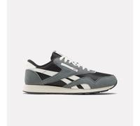 Reebok - Zapatillas de Hombre Clásicas de Nylon, Washed Black/Dark Fog/Chalk, Tamaño: 39