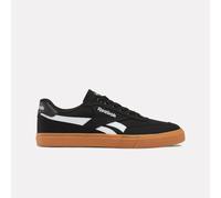 Reebok - Zapatillas de Hombre Court Advance Vulc, Hombre, Jet Black/Bright White/Tan, Tamaño: 40.5