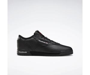Reebok - Zapatillas de Hombre Exofit Lo con logotipo limpio, Black/Silver/Silver, Tamaño: 39