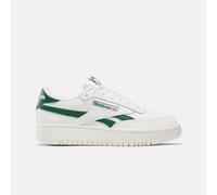 Reebok Zapatillas Deportivas Club C Double Revenge para Mujer, Color Chalk/Verde Oscuro, Talla 36 EU, Tiza Verde Oscuro, 36 EU