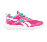 Reebok Zapatillas de Running Rush Runner 5.0 para niña, Boldpink Unleashedgreen Blanco, 5.5 UK