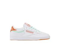 Reebok Zapatillas Deportivas Club C 85 para Mujer, FTWRWHITE/RUSTORANGE/INVERTEDAQUA, 37 EU