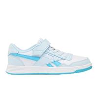 Reebok Zapatillas Deportivas para niña Court Advance Elastic Lace & Top Strap, White Glassblue Digitalblue, 28 EU