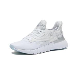 Reebok Zapatillas Nano Gym para Mujer, Zapatos de Entrenamiento y Caminata, Calzado Blanco/Plateado metálico/Gris, 40.5 EU