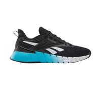 Reebok Zapatillas para Hombre Nano Gym, Black White Future Cyan, 43 EU