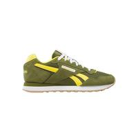 Reebok Zapatillas Unisex Glide, Verde Tierra, Dorado y Blanco, Talla 38,5 EU, Earthy Green Golden Haze White, 38.5 EU
