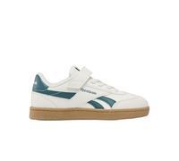 Reebok Zapatillas Unisex para niños Smash Edge Elastic & Top Strap, Chalk Retroteal Sgum1, 30 EU