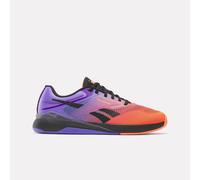 Reebok - Zapatos de Entrenamiento Nano X5, White/Flash Orange/Royal Purple, Tamaño: 42