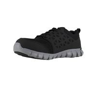 Reebok Work Men's Sublite Cushion Alloy Toe Comfort Athletic Shoe Black - 11.5 Wide