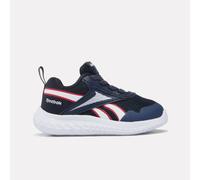Reebok - Zapatos para bebé Rush Runner 5 con cordones elásticos, Vectornavy/White/Vectorred, Tamaño: 23.5