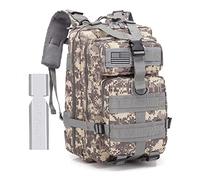 REEBOW GEAR 30L Montañismo Mochila Multifuncional al Aire Libre Mochila táctica de 3 días Mochila táctica Militar Paquete de Asalto para Senderismo Camping Trekking Caza,ACU