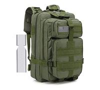 REEBOW GEAR 30L Montañismo Mochila Multifuncional al Aire Libre Mochila táctica de 3 días Mochila táctica Militar Paquete de Asalto para Senderismo Camping Trekking Caza,Armygreen