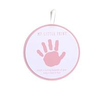 Reece Studio Baby Everyday - Kit de lata de arcilla rosa para recién nacidos, huellas de manos o huellas de manos, recuerdo de impresión de huellas de manos de bebé, arcilla rosa