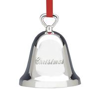 Reed & Barton 329/2 Ringing In The Season Silverplate Bell Ornament, Christmas