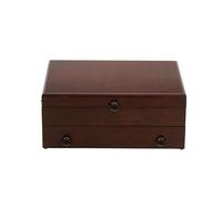 Reed & Barton 44C Bristol Flatware Chest - Bate de béisbol (15 x 11,25 x 6 pulgadas), color rojo y marrón