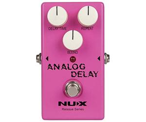 Reedición del pedal de retardo analógico NUX Vintage