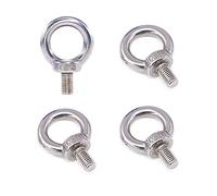 Reedny, Tornillo de acero inoxidable 304 para maquinaria de acero inoxidable para levantamiento de hombros, tornillo resistente, M4 M6 M8 M10 (M10, 4 unidades)