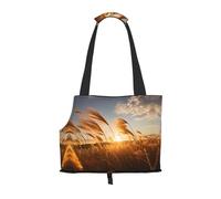 Reeds in The Wind - Bolsa de hombro para mascotas, diseño plegable, bolsa de viaje para perros y gatos pequeños