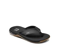 Reef AnchorFlip-Flop para hombre, negro plateado, 45 EU