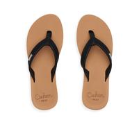 Reef Baja Sands Zapatillas Tipo Chanclas Mujer Negras/Tan NUEVAS