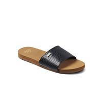 Reef Bliss Nights Slide, Sandalia Mujer, Black/Tan, 40 EU