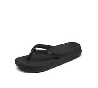 Reef Chanclas Cloud para mujer, Negro, 38.5 EU