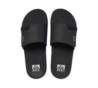Reef Fanning Slide, Chanclas Hombre, Black/Silver, 38 EU