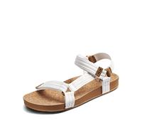 Reef Cojín Rem, Sandalia Mujer, Color Blanco, 38.5 EU