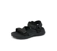 Reef Cross Shore - Sandalias deportivas casuales para hombre, correas ajustables, plantilla de apoyo, tracción antideslizante, color negro, talla 10