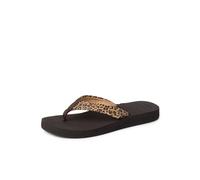 Reef Cushion Breeze, Sandalias Mujer, Leopardo, 37.5 EU