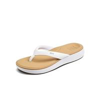 Reef Cushion Cloud, Chanclas Mujer, White Tan, 37.5 EU