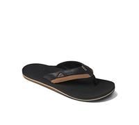REEF Cushion Dawn, Flip-Flop Hombre, Black/Tan, 43 EU