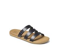 Reef Cushion Ruby, Sandalias deslizantes Mujer, Black/Tan, 36 EU