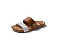 Reef Cushion Vista Fashion Sandalia para mujer, correa de cuero vegano, plantilla suave, 40 EU