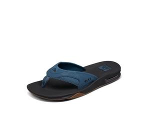 REEF Fanning Chanclas abrebotellas para hombre, soporte de arco, suela duradera, resistentes al agua, 43 EU